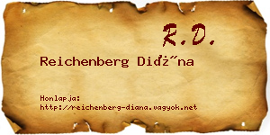 Reichenberg Diána névjegykártya
